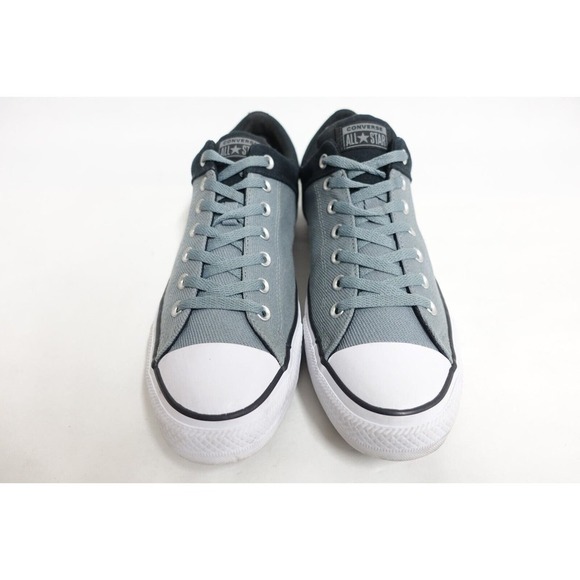 CONVERSE Men Chuck Taylor All-Star High Street 13 Grey/Black Canvas 163217F - Picture 2 of 10